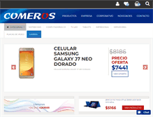 Tablet Screenshot of comeros.com.ar